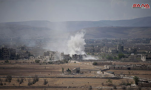 ofensiva antiterrorista siria en el sur de Damasco Avanza ofensiva antiterrorista siria en el sur de Damasco
